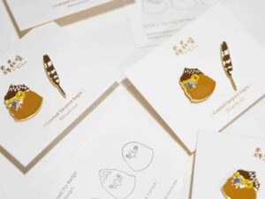 大冠鷲徽章磁鐵組