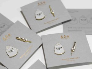 熊鷹徽章磁鐵組